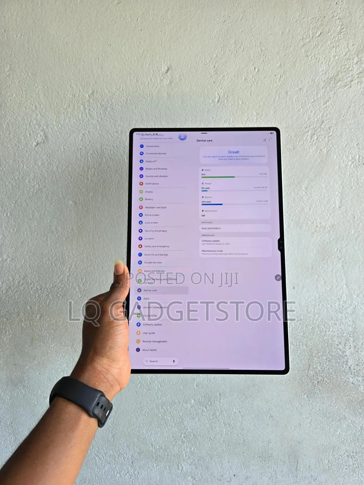 Samsung Galaxy Tab S10 Ultra 256 GB Gray