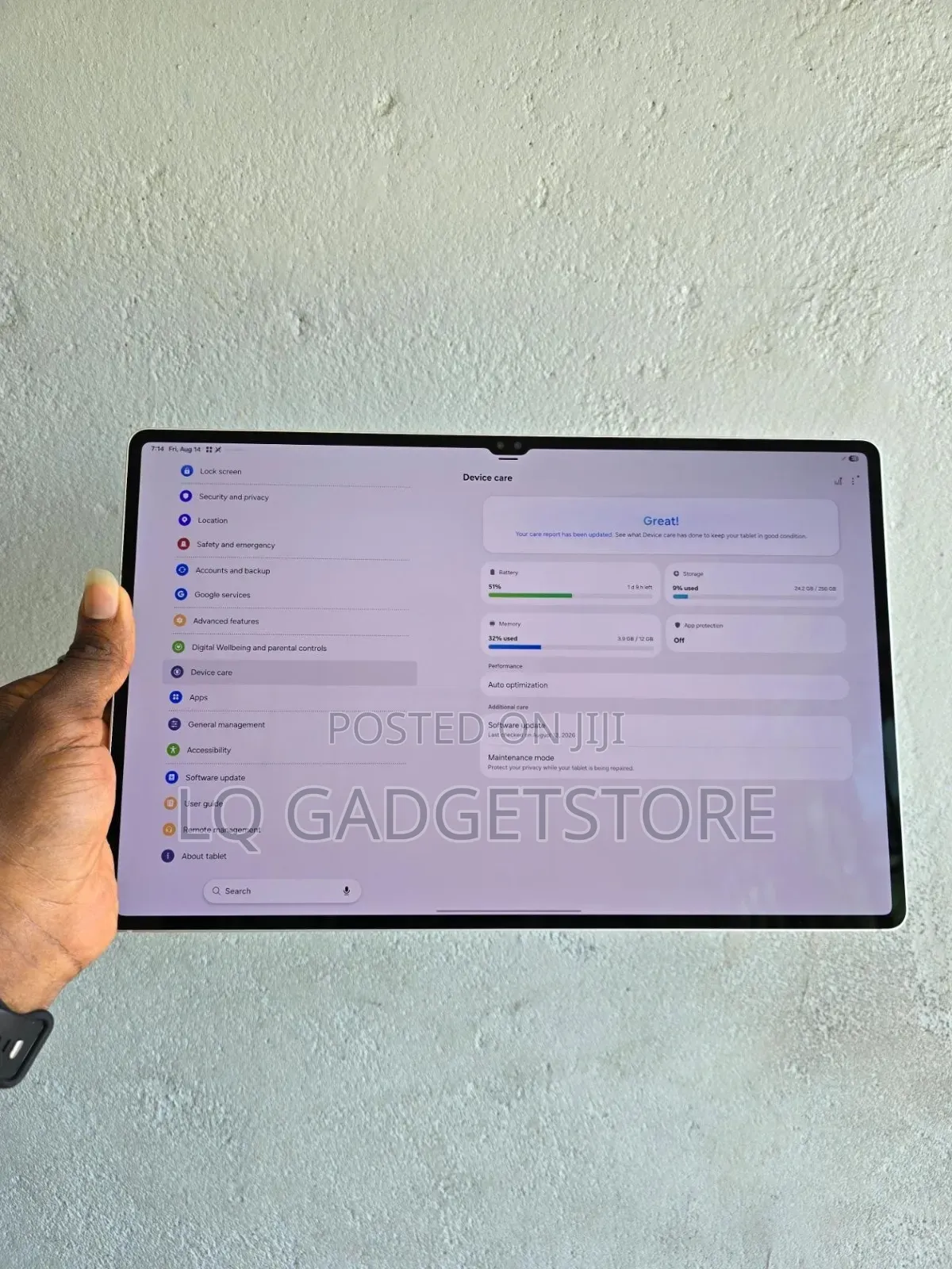Samsung Galaxy Tab S10 Ultra 256 GB Gray