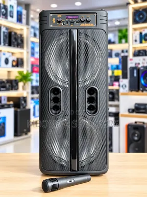 8.5-Inch × 2 TTD-2806 Wireless Bluetooth Speaker With RGB LED Lights
