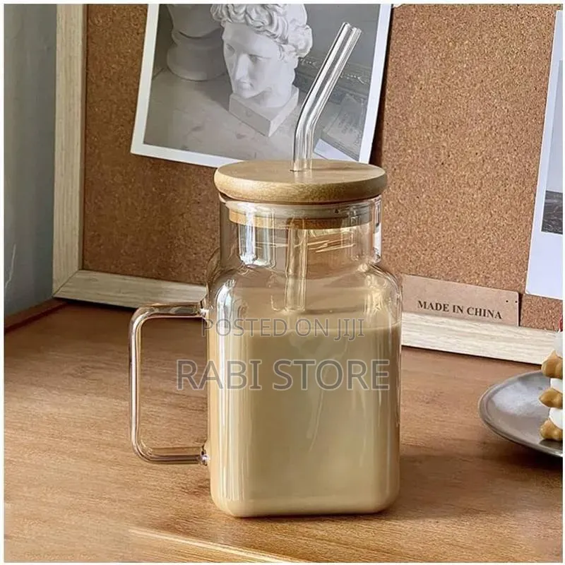 Juice Glass Bottles With Straw