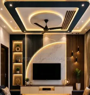 Gypsum Ceiling and TV Installation