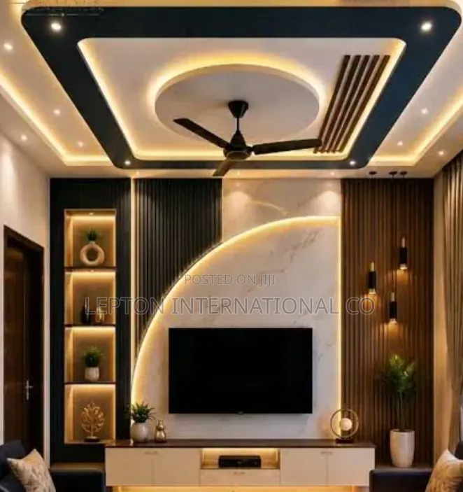 Gypsum Ceiling and TV Installation