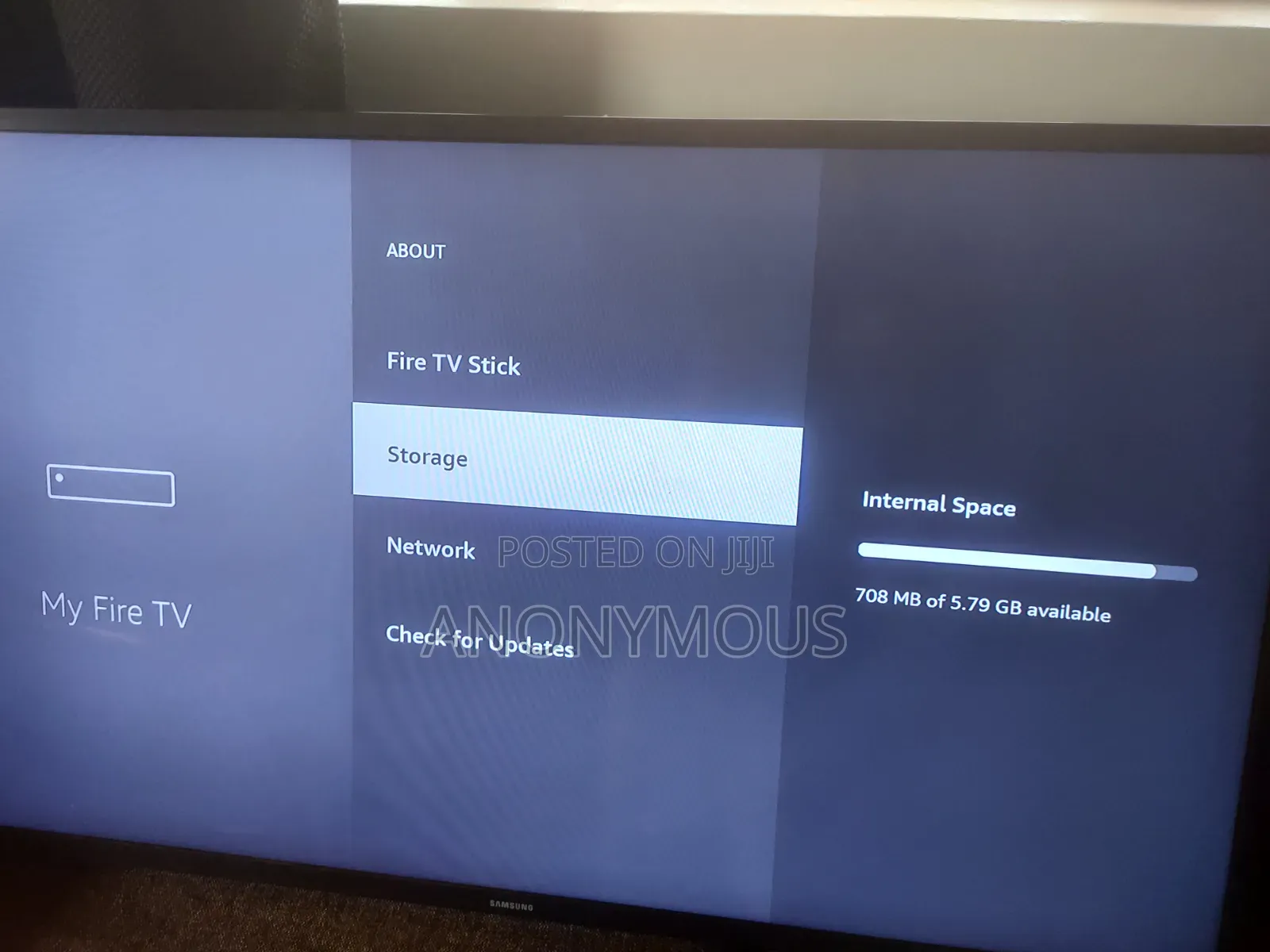 Amazon Fire TV Stick HD Second Generation 8gb Storage