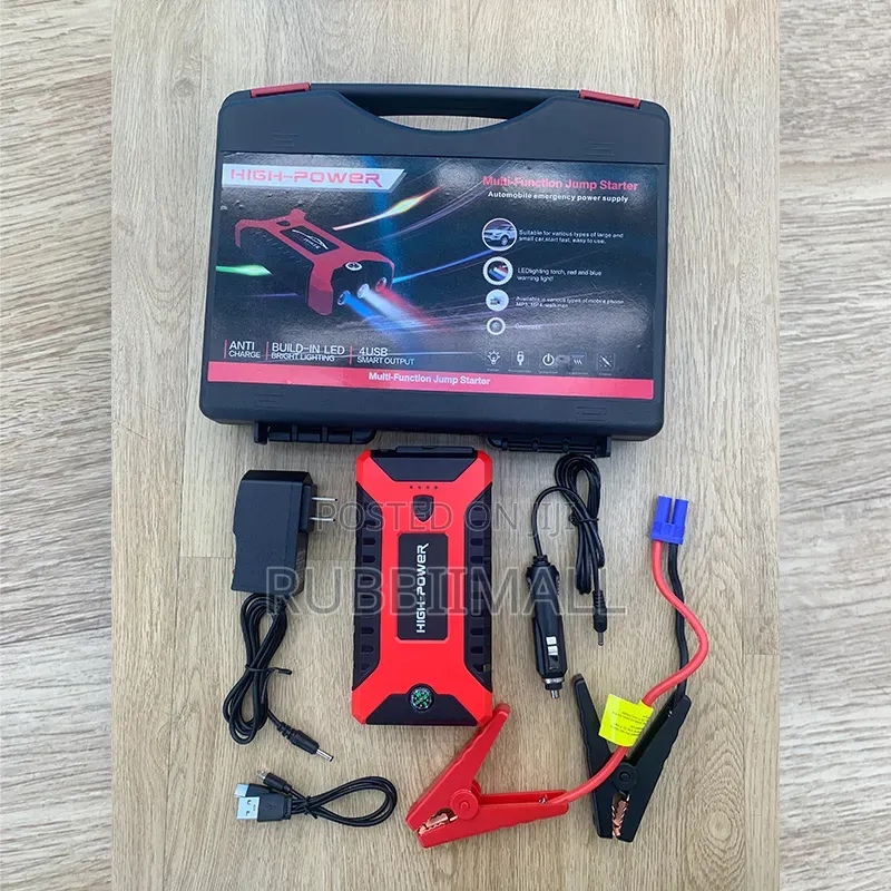 High-Power Car Jump Starter and Power Bank Kit