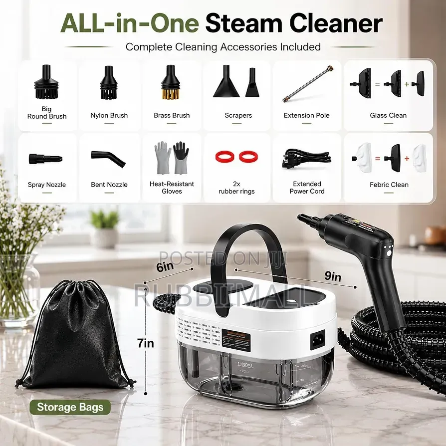 High-Pressure Portable Steam Cleaner