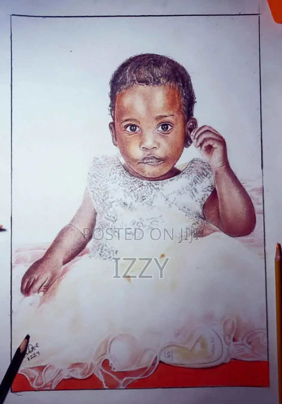 Original Artworks Whatsapp — Charcoal Pencils, Pen and Colored Pencil