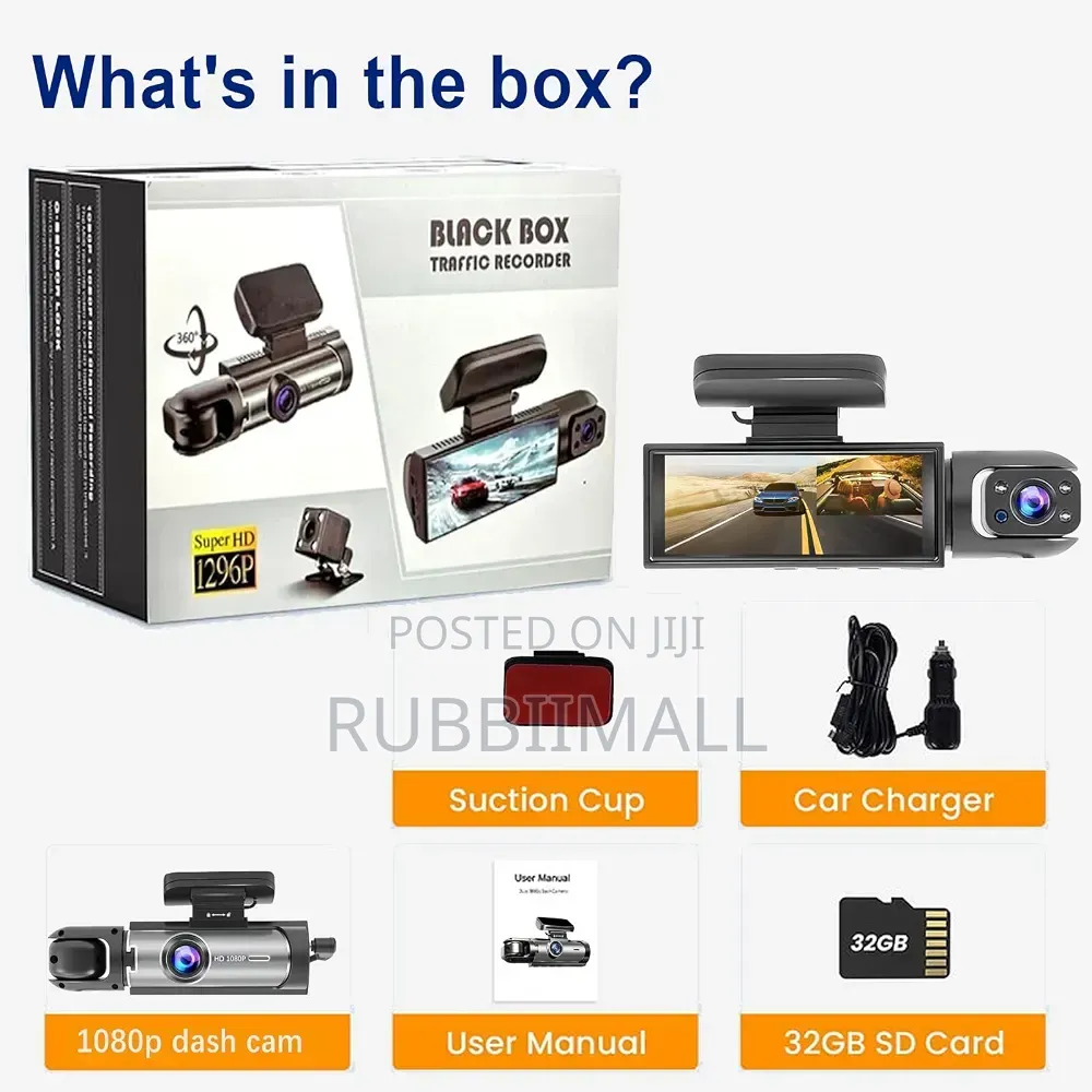 Black Box Traffic Recorder Super HD 1296P Dash Cam