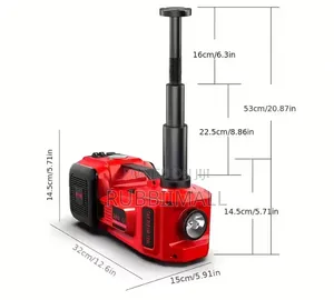 5-Ton 12V DC Electric Hydraulic Car Jack and Impact Wrench Kit