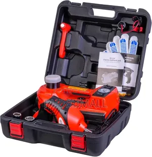 5-Ton 12V DC Electric Hydraulic Car Jack and Impact Wrench Kit