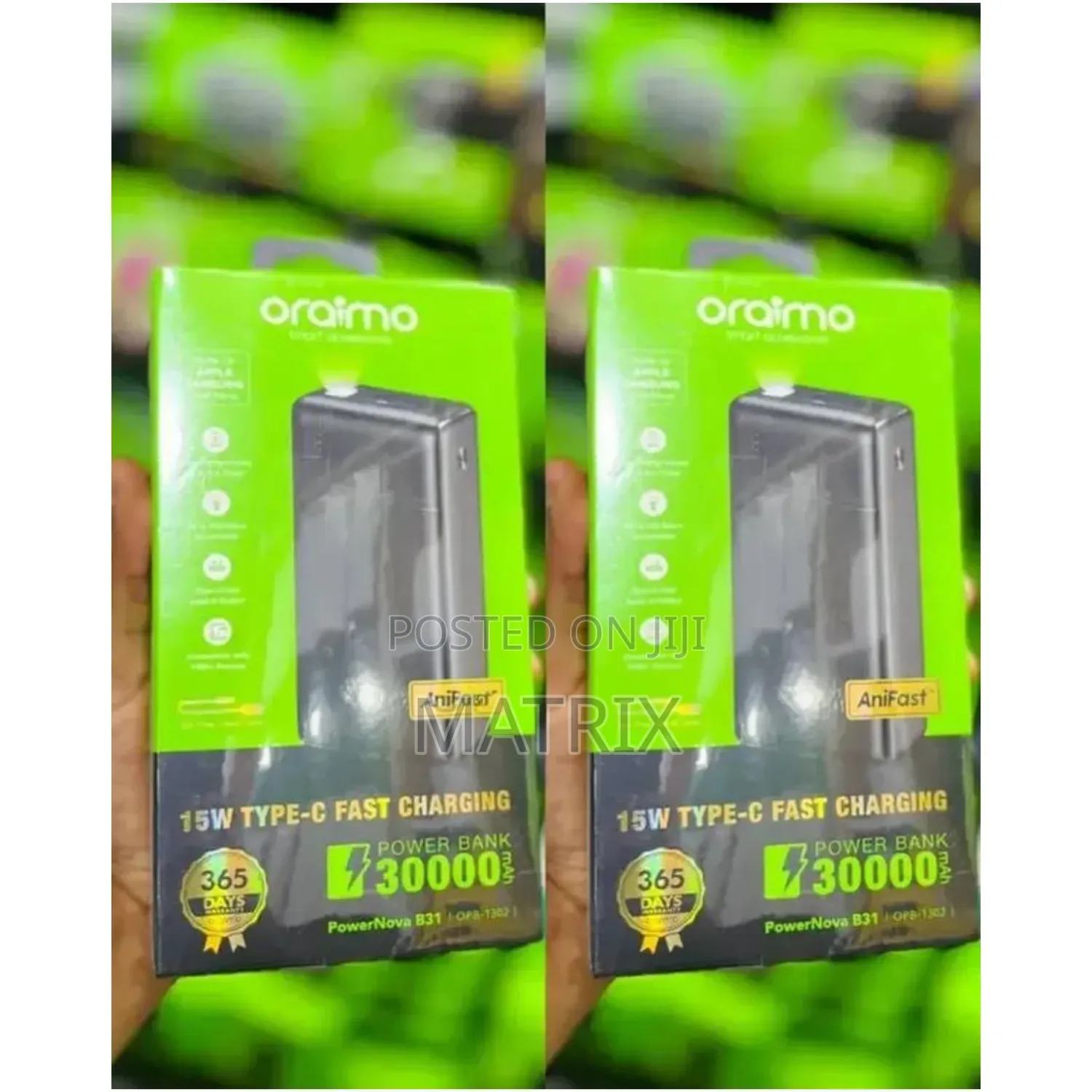 Oraimo 30,000mAh PowerNova B31 Portable Power Bank
