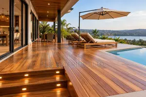 Premium Teak Wood Decking Installation