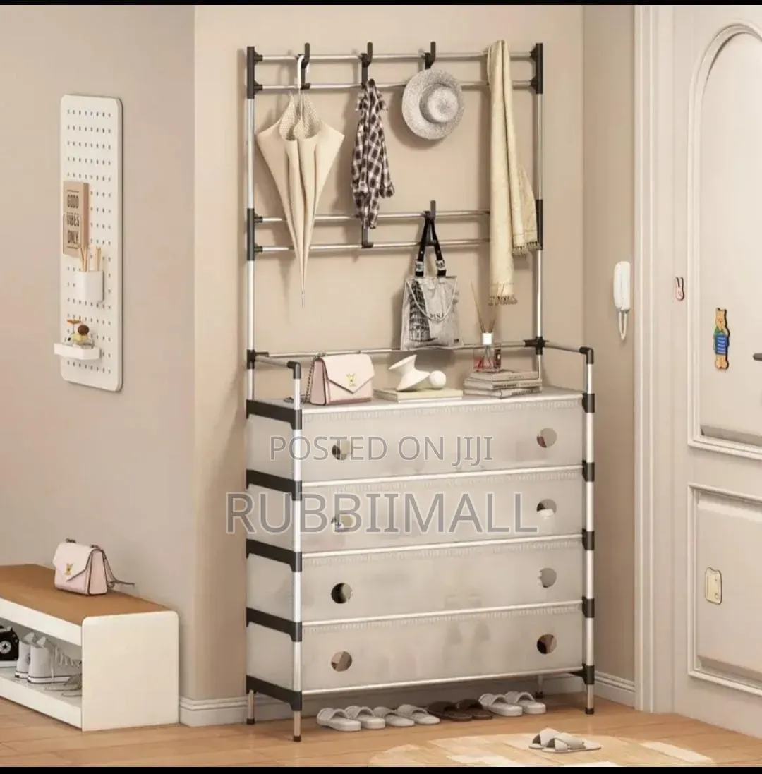 Multifunctional Dust Proof Hat and Shoe Rack