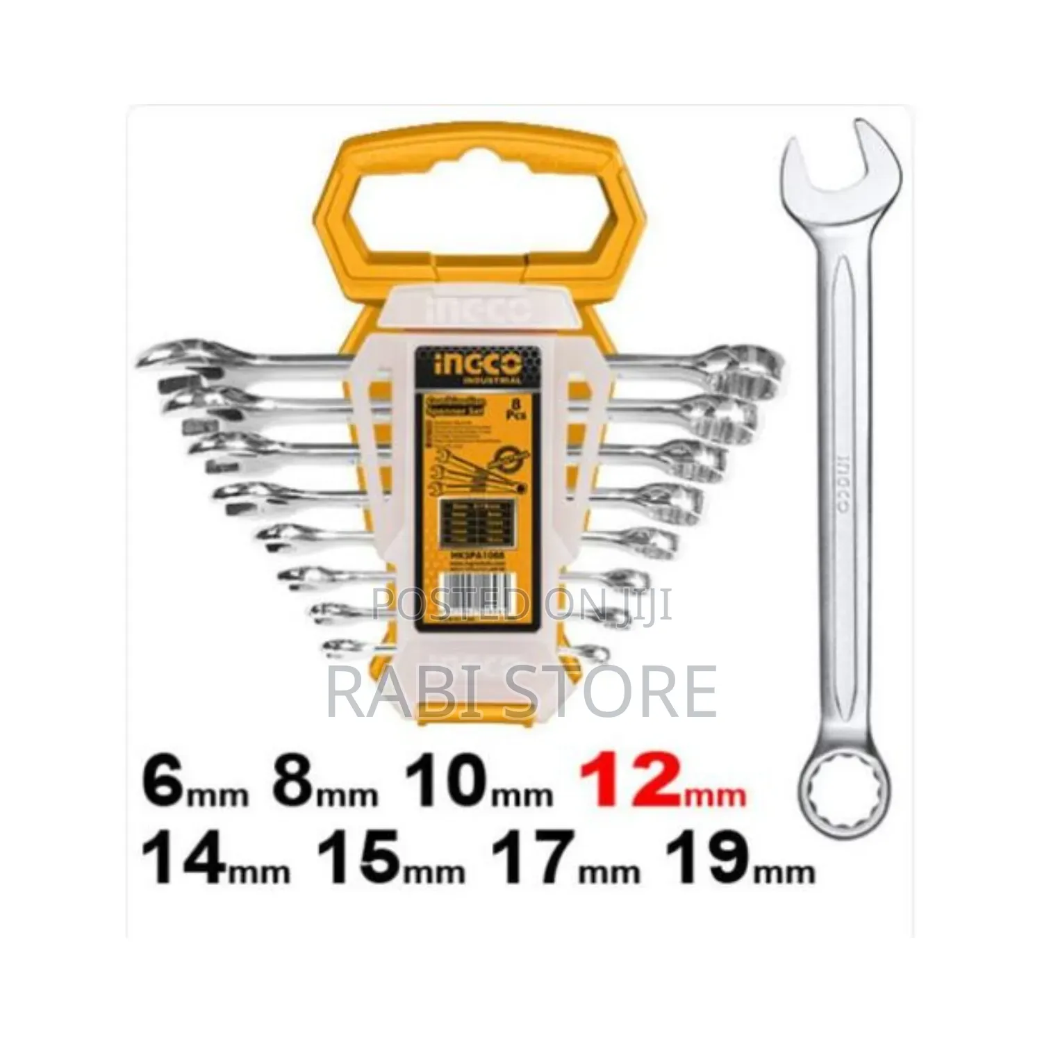 8PCS Combination Spanner Set