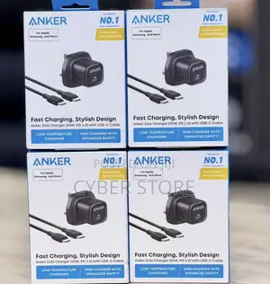 Anker Zolo Charger (20W, PD 3.0) With USB-C Cable.