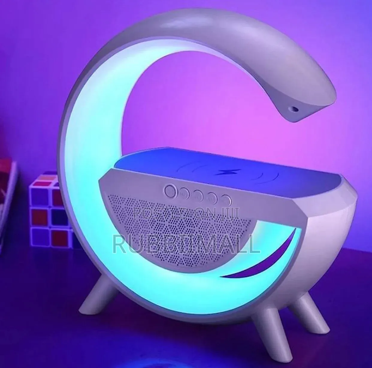 Multifunctional LED Wireless Phone Charger & Bluetooth Speaker