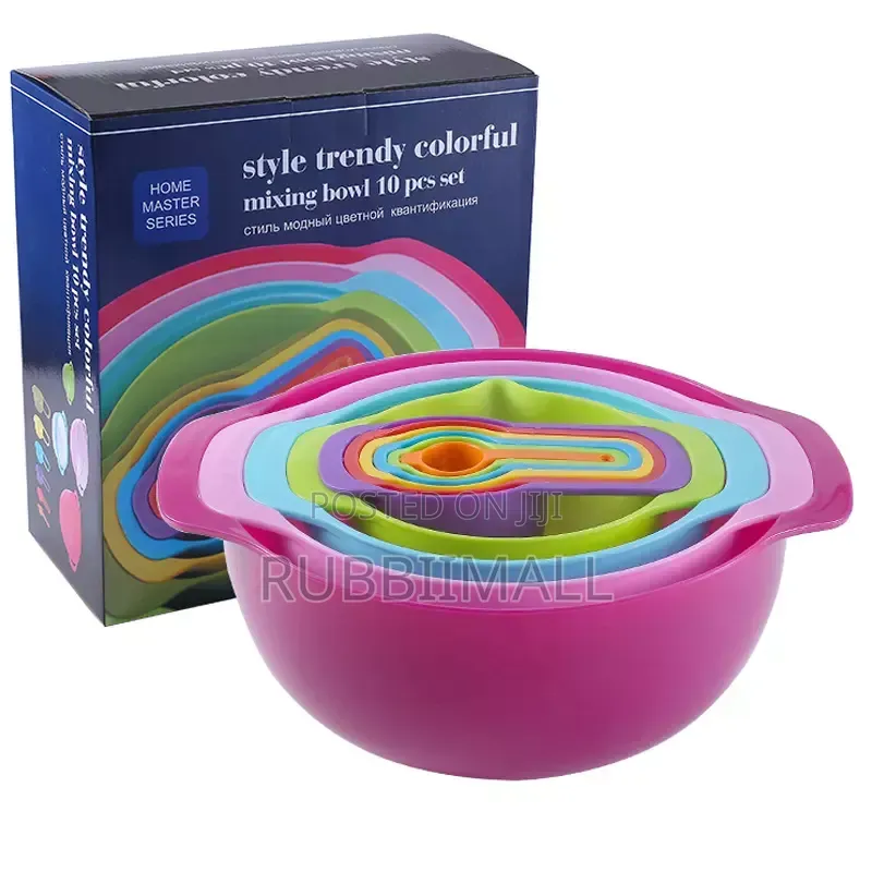 Kitchen Baking Bowls & Measuring Spoons 10pcs