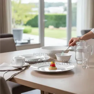 Luminarc Essence & Diwali 46-Piece White Opal Glass Dinnerware Set