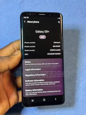 Samsung Galaxy S9 Plus 64 GB Black