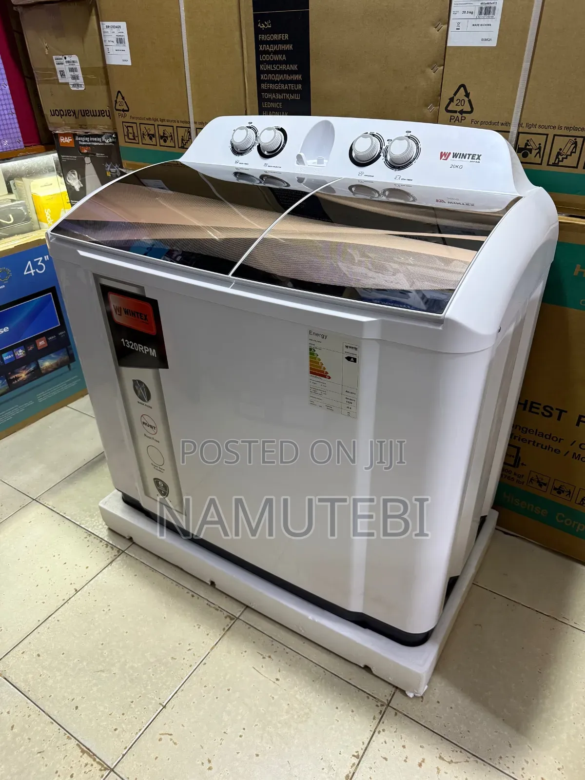 Wintex 20kg Twin Tub Washing Machine