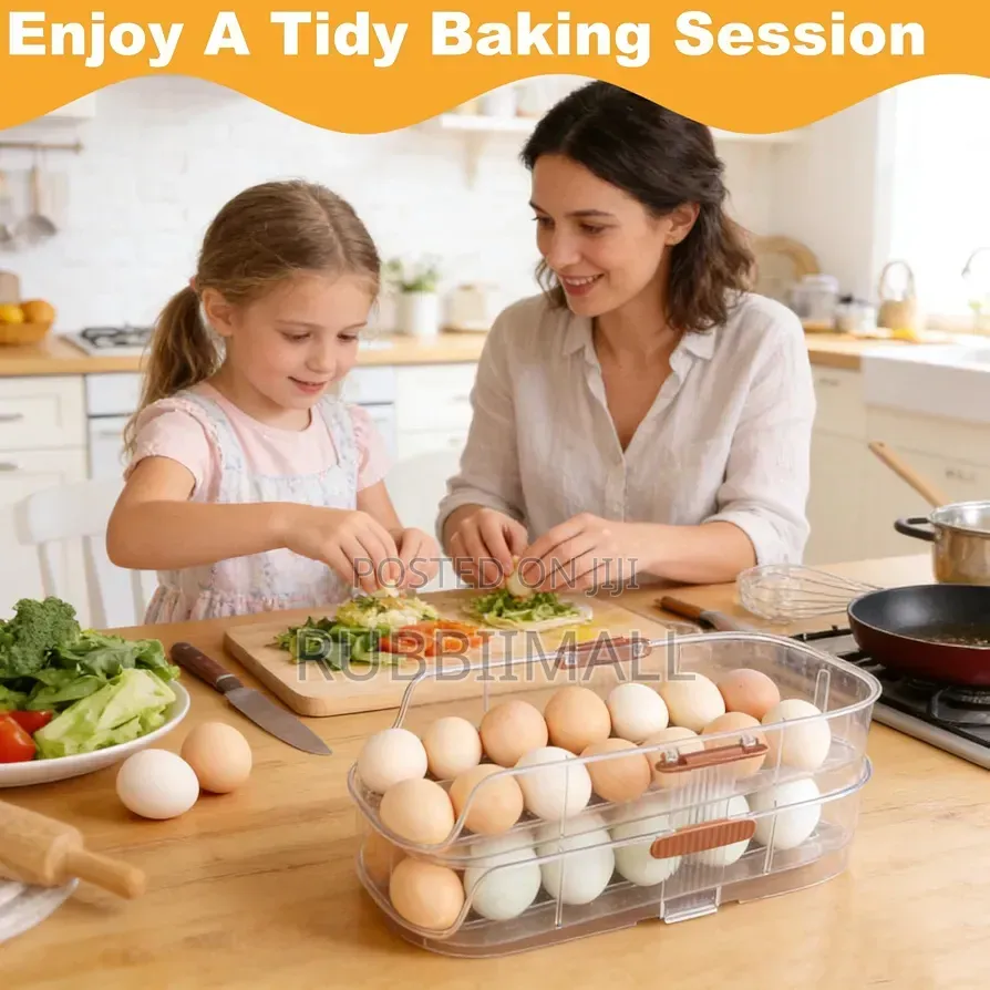 Stackable Automatic Rolling Egg Storage Containers 2 Layer