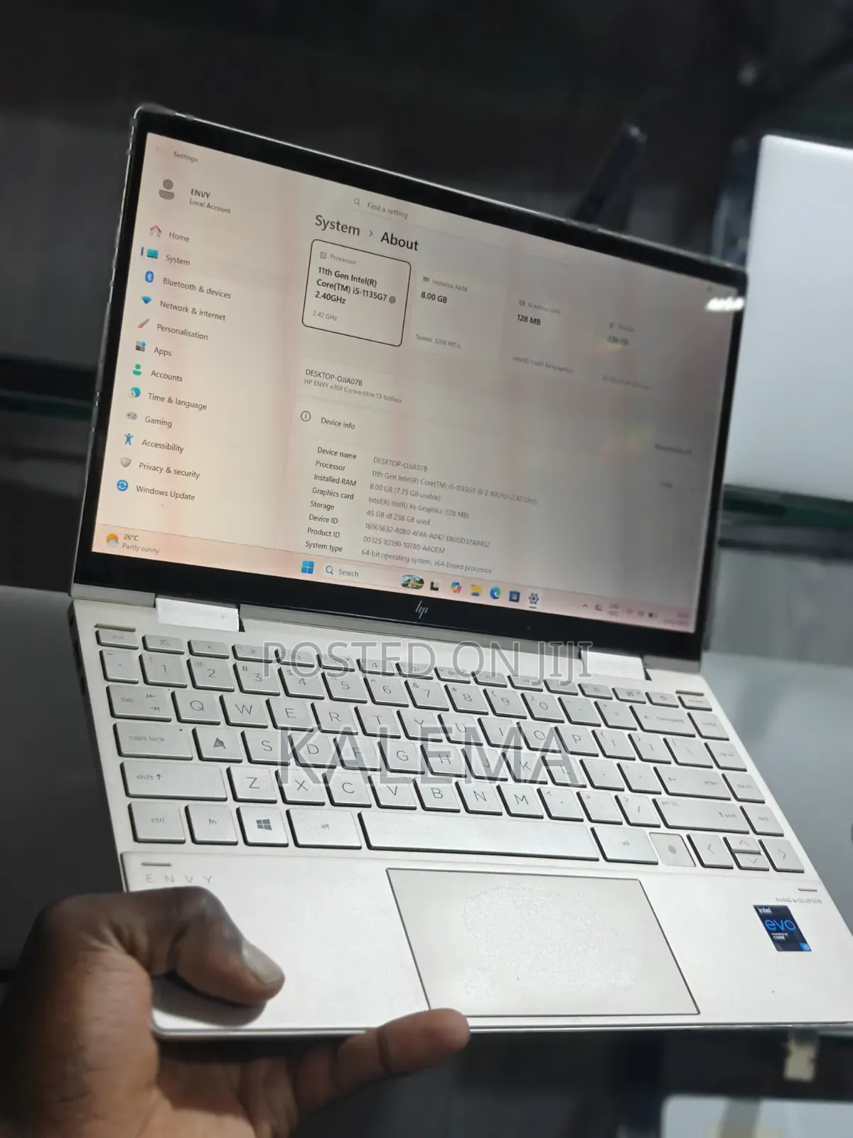 New Laptop HP Envy x360 8GB Intel Core i5 SSD 256GB
