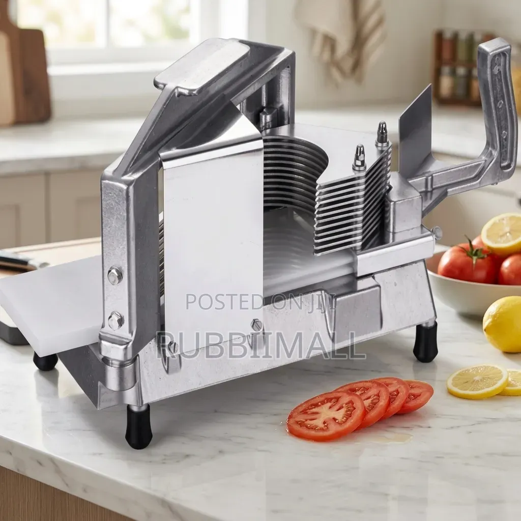 Manual Commercial Tomato Slicer / Vegetable Cutter Machine