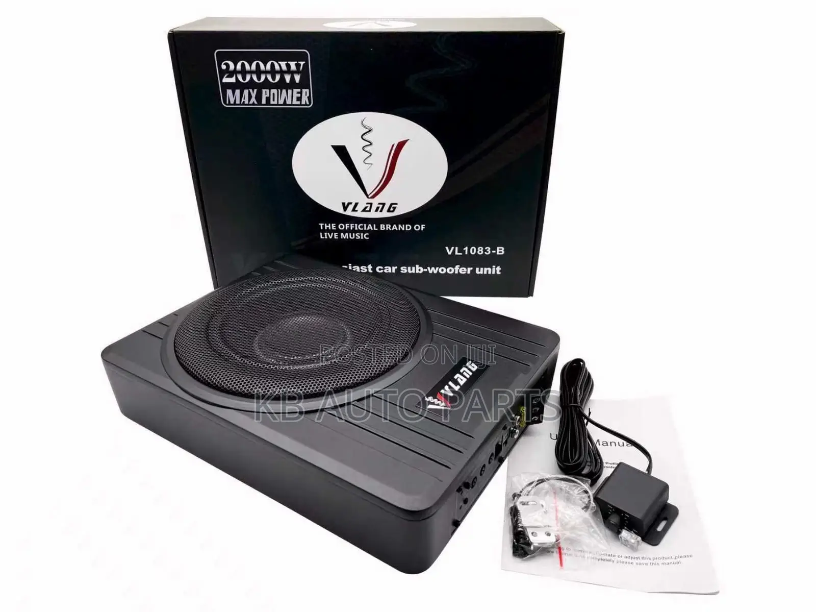 10” Ultra Thin Car Base Speaker