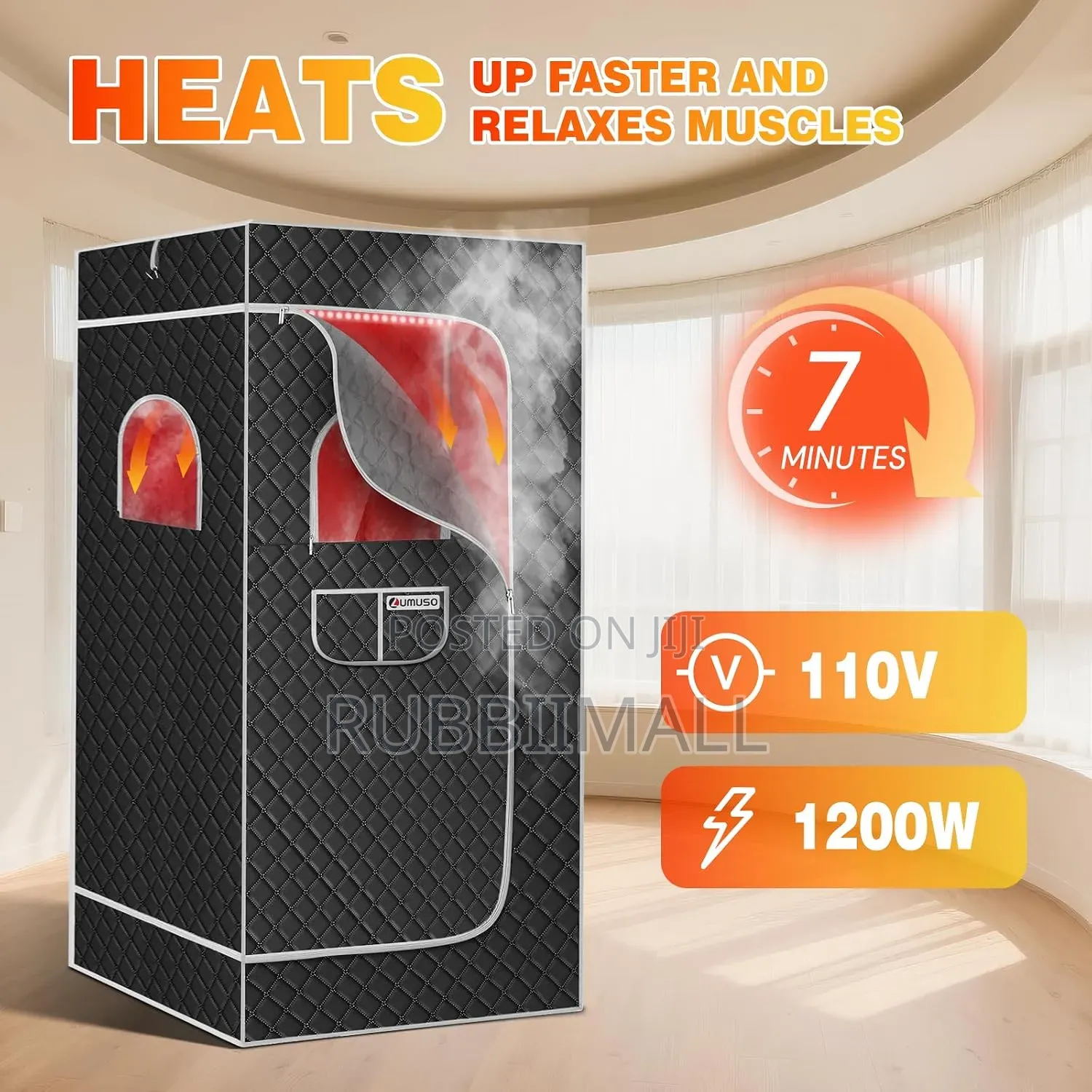 Portable Sauna Box for Home & Steam Sauna