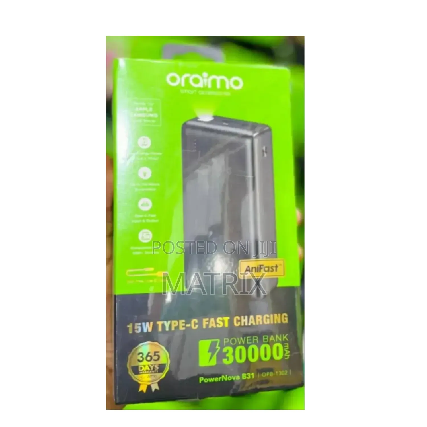 Oraimo 30,000mAh PowerNova B31 Portable Power Bank