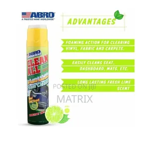 ABRO Clean All-Purpose Automotive Foam Cleaner in a 650ml