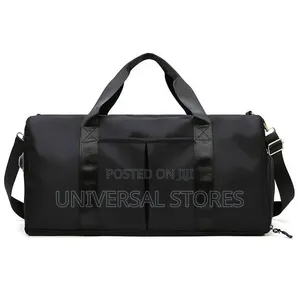 Stylish Black Gym Bag
