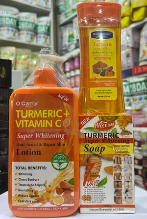 O'Carly Turmeric + Vitamin C Super Whitening Body Lotion Set