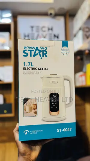 Adjustable 1.7L Electric Kettle Winning Star St6047