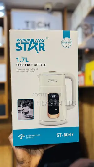 Adjustable 1.7L Electric Kettle Winning Star St6047