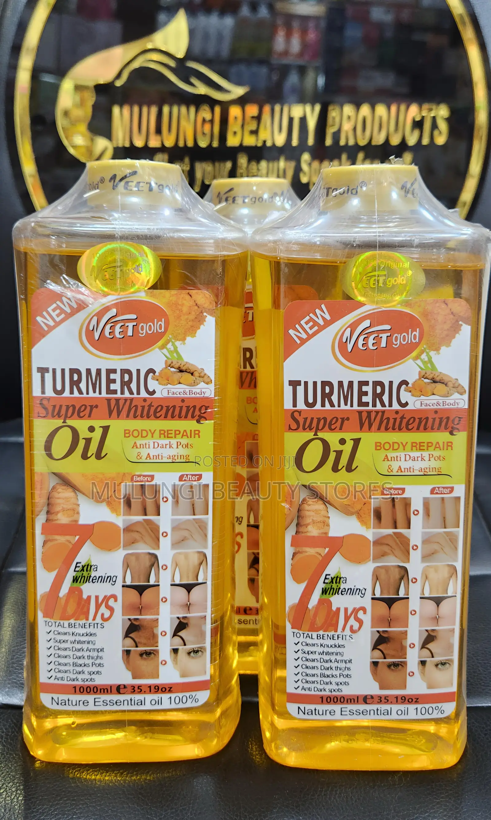 Veetgold Turmeric Super Whitening Body Repair Oil