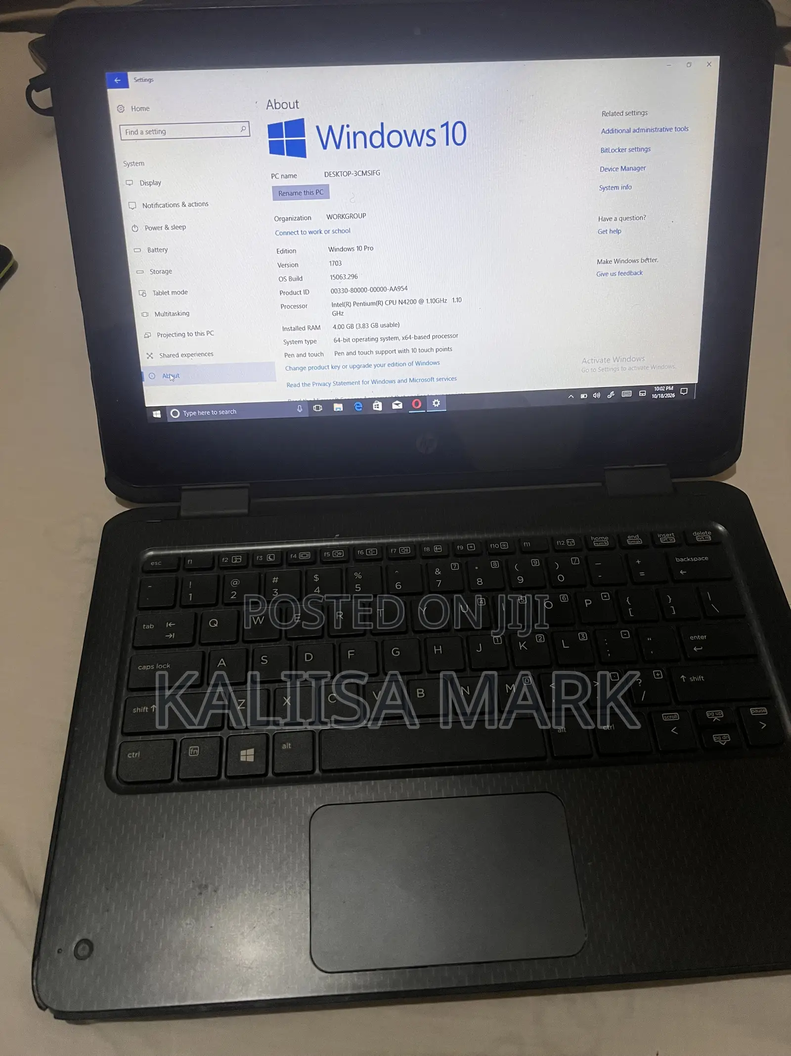 Laptop HP ProBook X360 11 G2 EE 4GB Intel SSD 160GB