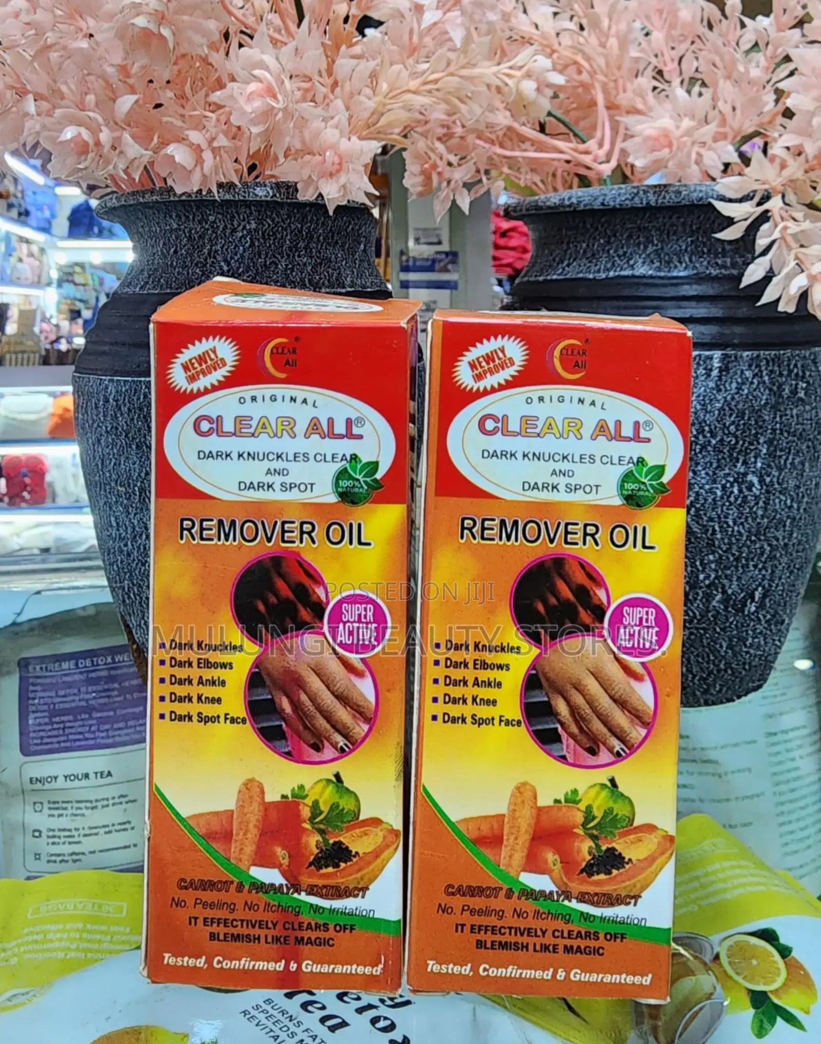 Clear All Dark Knuckles Clear and Dark Spot Remover Oil