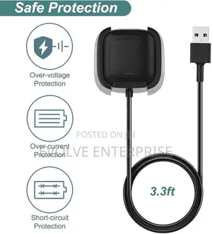 USB Charger Compatible With Fitbit Versa