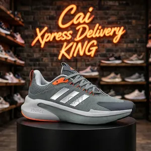 Adidas Running Shoe Grey Silver