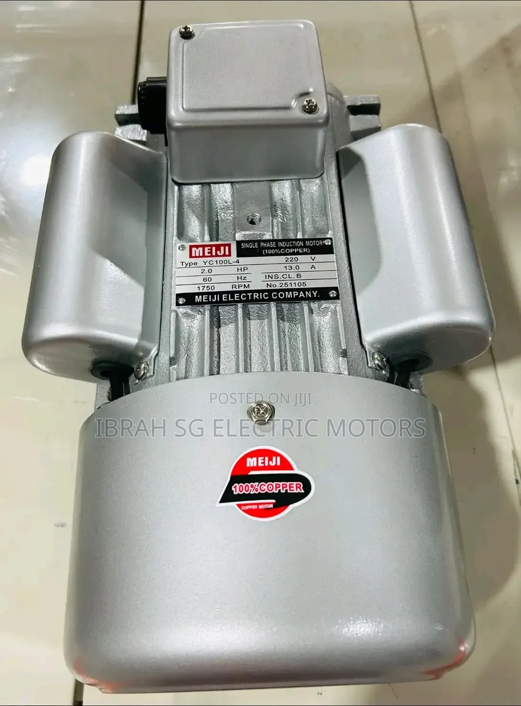 2HP 1750rpm Motor