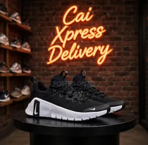 Nike Free Metcon 6 Cross-Training Shoe in a Black and White