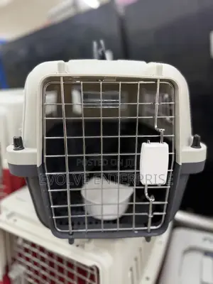 Hard-Shell Travel Crate for Medium Dogs & Cats Secure Airline Carrier