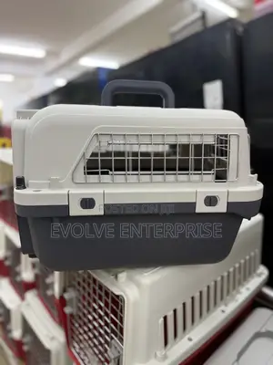 Hard-Shell Travel Crate for Medium Dogs & Cats Secure Airline Carrier