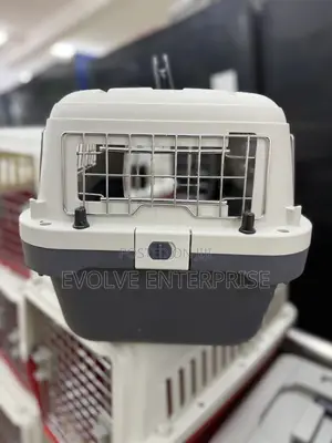 Hard-Shell Travel Crate for Medium Dogs & Cats Secure Airline Carrier