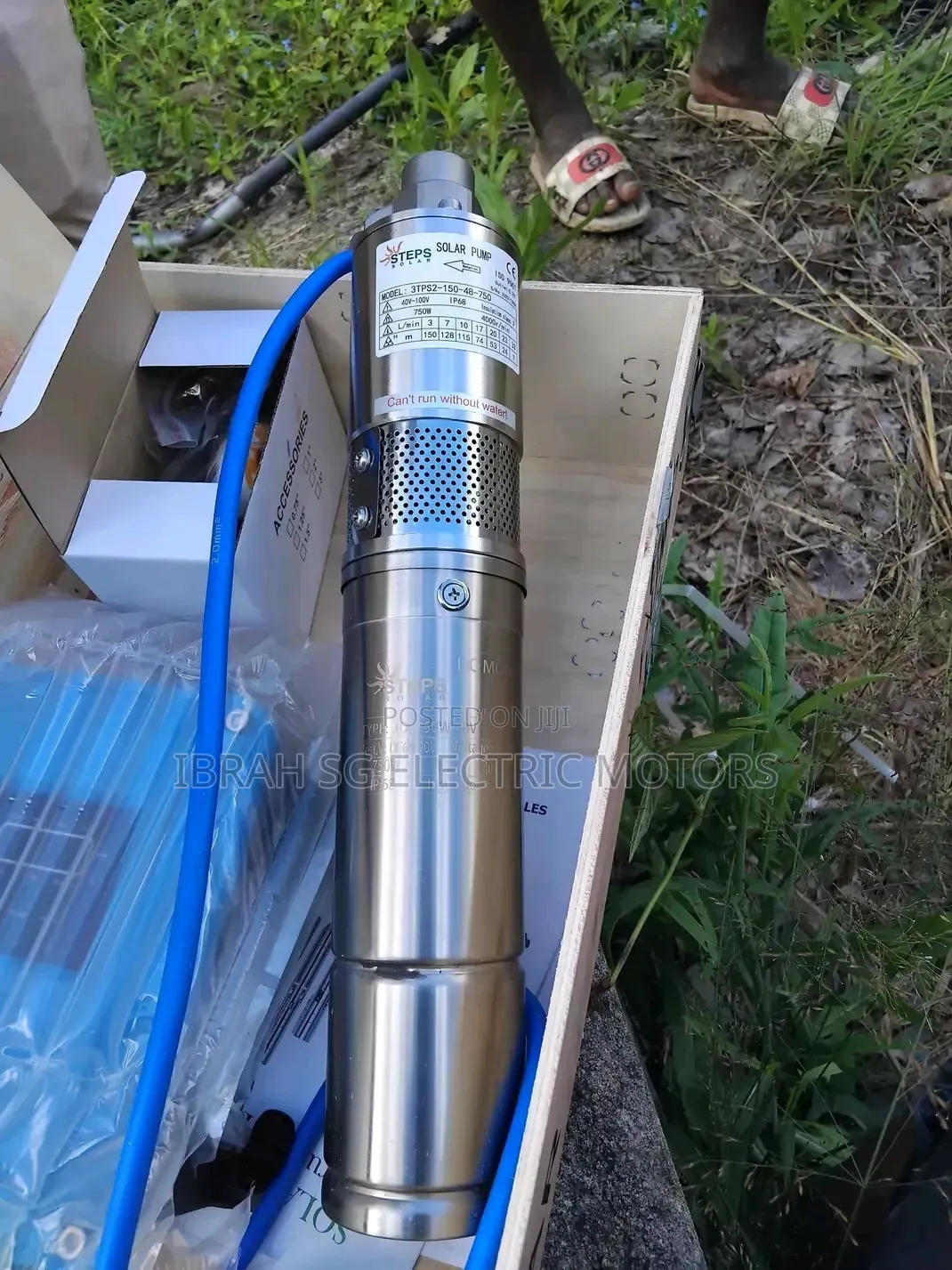 Submersible Water Pump AC and DC/Solar