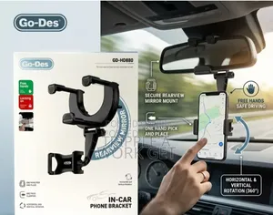 Go Des Car Rearview Mirror Holder Phone Bracket