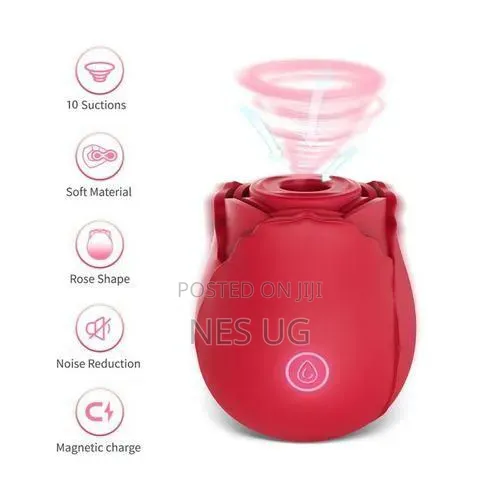 Rose Vibrator 10 Modes Rose Sucker Vibrator