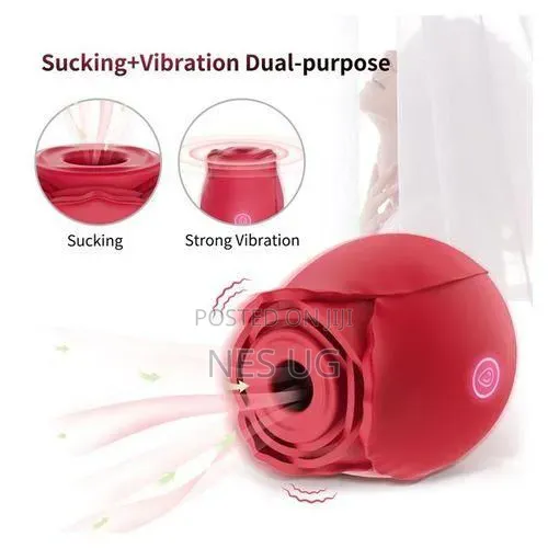Rose Vibrator 10 Modes Rose Sucker Vibrator