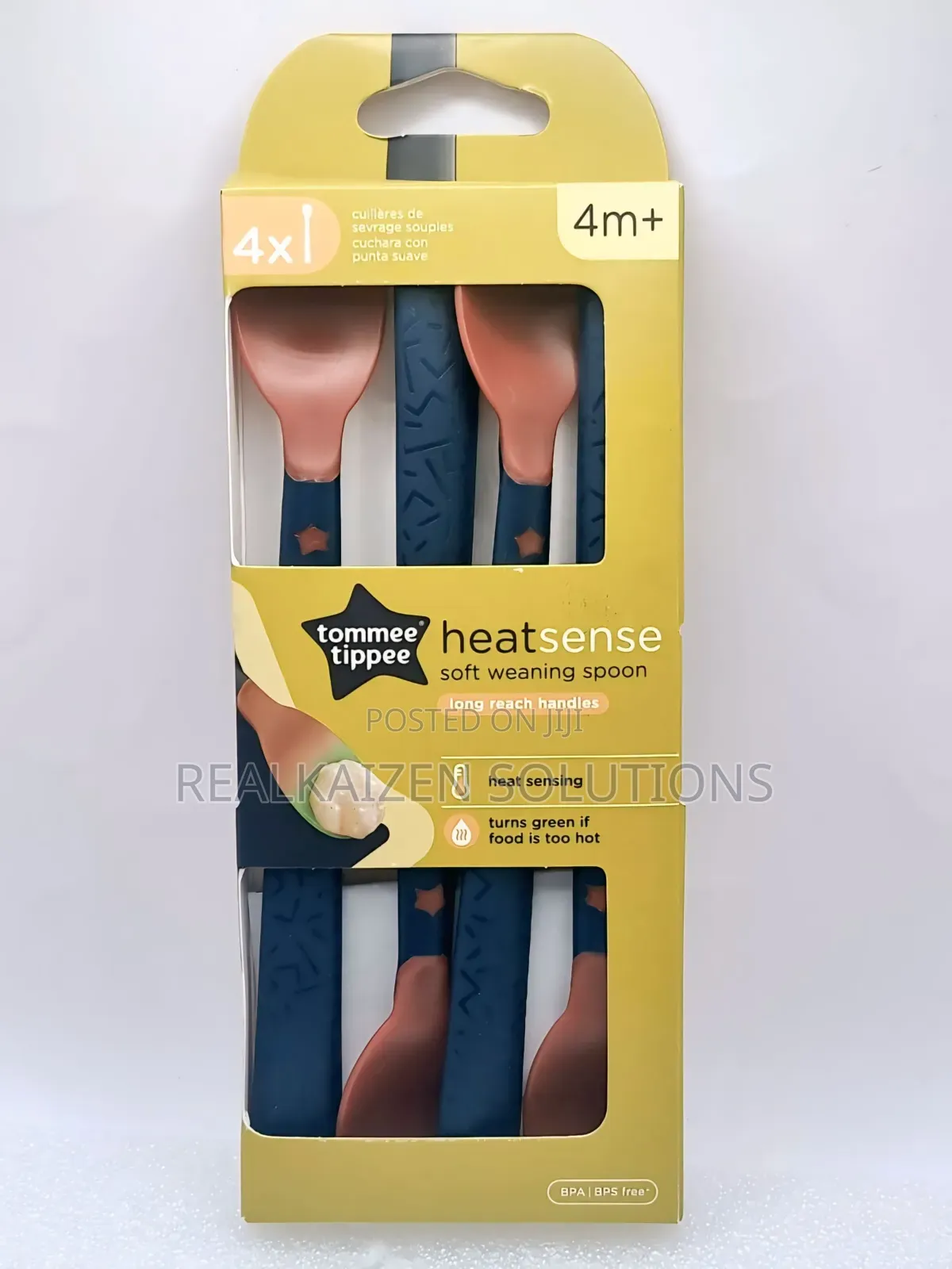 TOMMEE TIPPEE Heat Sense Weaning Spoons Temperature Colour Changing