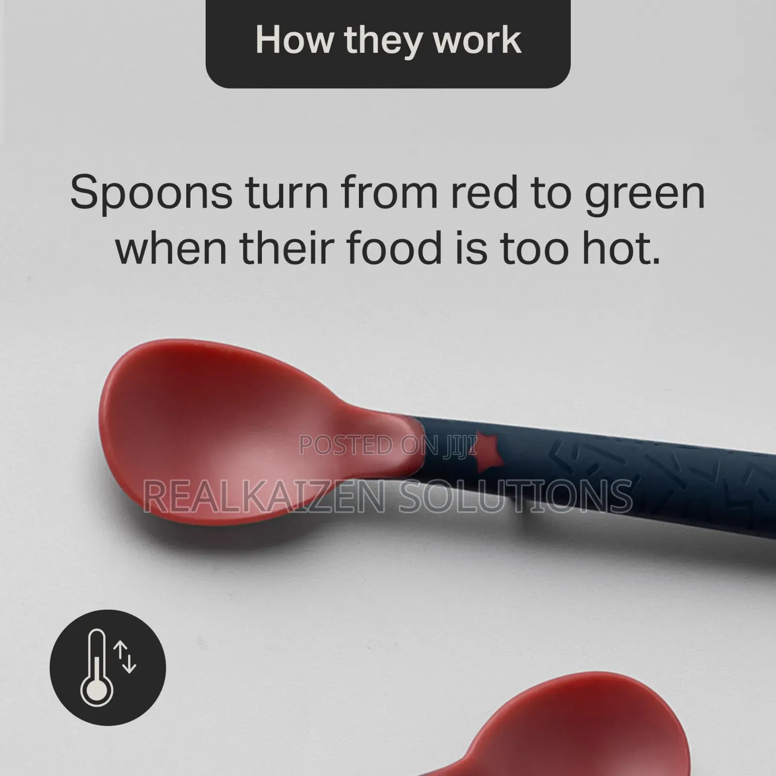 TOMMEE TIPPEE Heat Sense Weaning Spoons Temperature Colour Changing